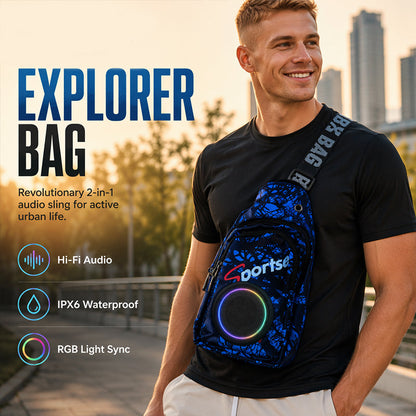 🔊 50% OFF NOW! 🎵 Portable Bluetooth Speaker Bag with LED Lights – Protective storage, LED glow & lightweight – Carry your speaker in style anywhere ✨