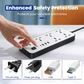 🔌 50% OFF NOW! ⚡ Multi-Outlet Power Strip with Extension Cord – Surge protection, USB ports & long cord – Charge all devices safely at once 📱