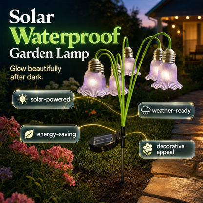 💐 50% OFF NOW! ☀️ Solar Flower Lights Outdoor Garden Decor – Solar-powered, waterproof & warm glow – Perfect for patios, paths & flower beds 🌿
