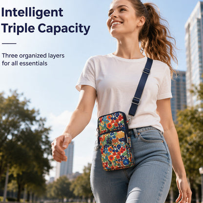 🎒 50% OFF NOW! 🏃 Printed Sports Armband & Crossbody Bag – Lightweight, versatile & secure – Perfect for workouts, travel & hands-free convenience 💪