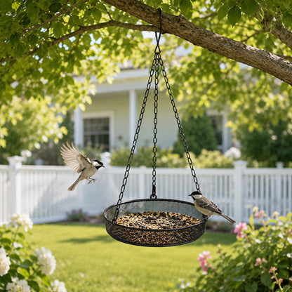 🐦 Save 50%! 🍽️ Hanging Bird Feeder Tray – Easy mount & garden-ready ✨