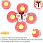 🌀 50% OFF NOW! 🧸 Suction Cup Spinner Toys – Strong suction, smooth spin & colorful – Fun fidget toy for kids & stress relief at home ✨