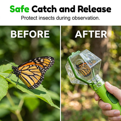 🐞 Save 50%! 🔍 Bug Catcher for Kids – Clear observation & catch‑release fun 🌱