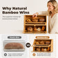 🍞 50% OFF NOW! 🎋 Bamboo Double-Layer Bread Storage Box – Eco-friendly, breathable & space-saving – Keeps bread fresh & organized on your counter ✨