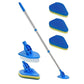 🧹 50% OFF NOW! 🔧 Multi-Head Telescopic Cleaning Brush – Adjustable handle, interchangeable heads & versatile – Perfect for tight spots & high-reach cleaning ✨