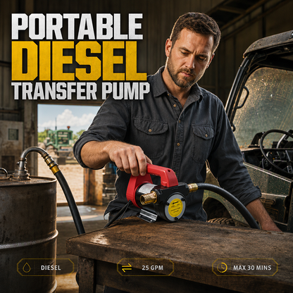 ⛽ 50% OFF NOW! 🔧 Portable Diesel Transfer Pump – High flow, durable & easy to use – Ideal for fuel transfer on farms, boats & workshops 🚜