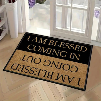 🏠 50% OFF! 😄 Funny Text Welcome Doormat – Cute print & anti-slip ✨