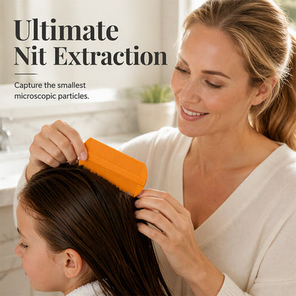 🪮 50% OFF NOW! 🦟 Double-Sided Fine Tooth Lice Comb – Fine teeth, durable & easy to clean – Effective lice & nit removal for all hair types ✨