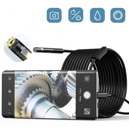 📷 50% OFF NOW! 🔦 Waterproof Borescope Camera with Adjustable Light – HD viewing, flexible probe & bright LED – Perfect for pipe inspection & hard-to-reach areas 🛠️