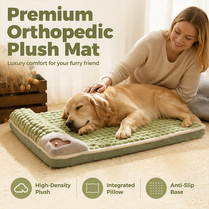 🛌 50% OFF NOW! 🐾 Premium Plush Pet Sleeping Mat – Ultra-soft, cozy & non-slip – Perfect for dogs & cats to rest in comfort ✨