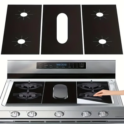 🍳 50% OFF NOW! 🛡️ Reusable Gas Stove Burner Protectors – Heat-resistant, non-stick & easy to clean – Keeps burners spotless & extends stove life ✨