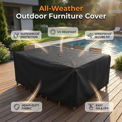 🪑 50% OFF NOW! 🌧️ All-Weather Outdoor Furniture Cover – Waterproof, UV-resistant & durable – Protects patio furniture from sun, rain & dust 🛡️