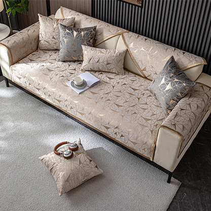 🛋️ 50% OFF NOW! 🛡️ Non-Slip Chenille Sofa Cover – Chenille fabric, non-slip & universal fit – All-season protection for pets & daily use ✨