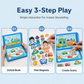 🧩 50% OFF NOW! 🧒 Kids Magnetic Quiet Book – Folding puzzle scenes, magnetic & educational – Boosts creativity & learning for boys & girls ✨