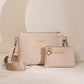 👜 50% OFF NOW! 🌊 Women Wave Embossed Crossbody Bag Set – Wide strap, commuter-friendly & matching pouch – Stylish & practical for daily use ✨