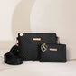👜 50% OFF NOW! 🌊 Women Wave Embossed Crossbody Bag Set – Wide strap, commuter-friendly & matching pouch – Stylish & practical for daily use ✨