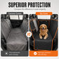 🚗 50% OFF NOW! 🐶 Dog Car Seat Cover for Back Seat – Waterproof, non-slip & durable – Protects seats from fur, dirt & scratches 🛡️