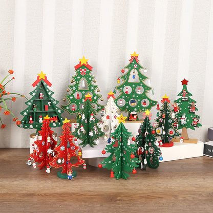 🎄 50% OFF NOW! 🎅 DIY Wooden Christmas Tree Ornament Set – Build, decorate & play – Perfect for festive family fun & creative décor ✨