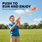🛸 LED Flying Disc Launcher Gun Toy – Glowing discs, long range & easy to use