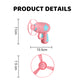 🛸 LED Flying Disc Launcher Gun Toy – Glowing discs, long range & easy to use