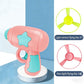 🛸 LED Flying Disc Launcher Gun Toy – Glowing discs, long range & easy to use