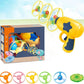 🛸 LED Flying Disc Launcher Gun Toy – Glowing discs, long range & easy to use