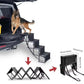 🐕 50% OFF NOW! 🚗 Portable Foldable Non-Slip Dog Car Stairs – 4-step, heavy-duty & non-slip – Easy climbing for small & senior dogs 🐾