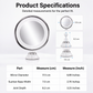 🪞 50% OFF NOW! 💡 10x Magnifying Makeup Mirror with LED Light – Suction cup, bright light & compact – Perfect for precision makeup & travel 💄