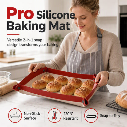 🍪 50% OFF NOW! 🧁 Reusable Non-Stick Silicone Baking Mat – Heatproof, durable & easy-clean – Perfect for cookies, pastries & no-mess baking ✨