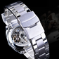 ⌚ Save 50%! 🔧 Skeleton Automatic Watch – Self‑winding & gold‑tone dress style ✨