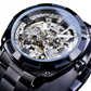 ⌚ Save 50%! 🔧 Skeleton Automatic Watch – Self‑winding & gold‑tone dress style ✨