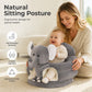 🐻 50% OFF NOW! 🛋️ Cartoon Baby Support Sofa – Anti-roll design, sturdy backrest & soft plush – Safe & comfy floor seat for toddlers ✨