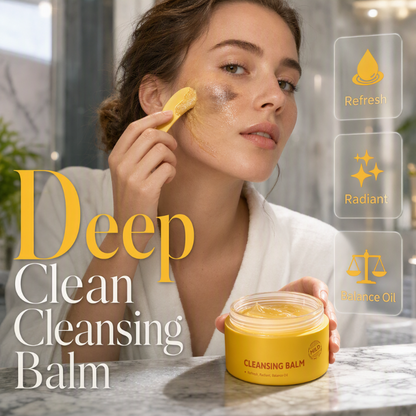 🌸 50% OFF NOW! ✨ Deep Clean Cleansing Balm – Melts makeup, unclogs pores & hydrates – For fresh, radiant skin every day 🧖‍♀️