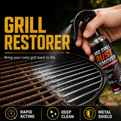🧼 BUY 2 GET 1 FREE! 🍖 Grill Rust Remover Spray – Fast-acting & rust-free ✨