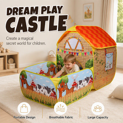 🏰 50% OFF NOW! 🧸 Adorable Kids’ Indoor Playhouse Tent – Spacious, easy setup & machine washable – Perfect for imaginative play & cozy corners ✨