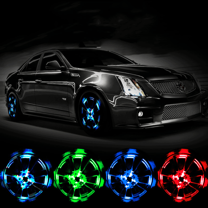🚲 50% OFF NOW! 💡 Waterproof LED Wheel Lights – Colorful glow, 7 modes & easy install – Safety & style for night cycling 🌙