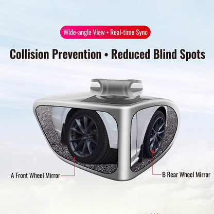 🚗 50% OFF NOW! 🔄 Dual-Lens 360° Adjustable Blind Spot Mirror – Wide-angle, glare-resistant & easy install – Eliminates blind spots for safer driving ✨