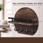 🏠 50% OFF NOW! 🔑 Wall Mount Key Holder with Shelf & Hooks – Space-saving, sturdy & easy install – Organize keys & mail at your entryway ✨