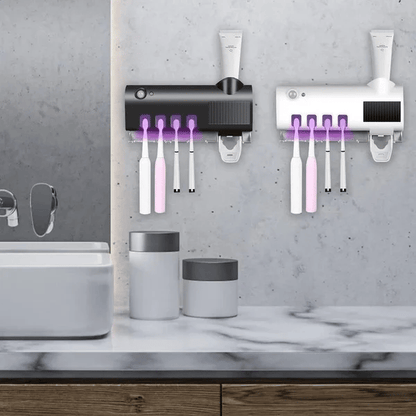 🦷 50% OFF NOW! 💡 Smart UV Sterilizing Toothbrush Holder – UV-C sanitization, automatic drying & compact – Keeps your toothbrush clean & hygienic ✨