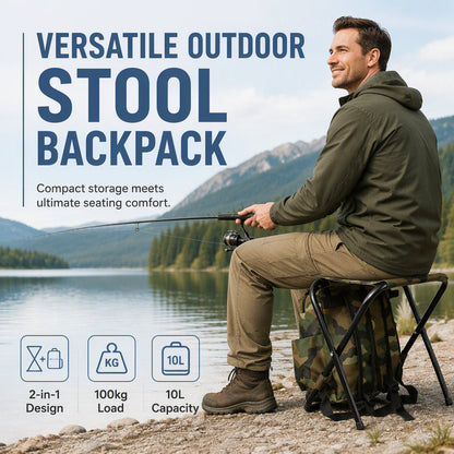 🪑 50% OFF! 🎒 Folding Chair Backpack – 2‑in‑1, lightweight & camp-ready 🏕️