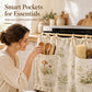 🏡 50% OFF! ⚡ Oven Skirt Curtain – Pockets for storage, decorative & durable ✨