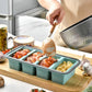 🍱 50% OFF! 🥗 Silicone Meal Prep Container – Divided, with lid & reusable ✨