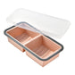 🍱 50% OFF! 🥗 Silicone Meal Prep Container – Divided, with lid & reusable ✨