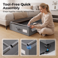 🛏️ 50% OFF! 📦 Underbed Storage Cart – Large capacity, durable & space-saving ✨