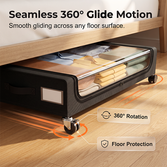 🛏️ 50% OFF! 📦 Underbed Storage Cart – Large capacity, durable & space-saving ✨