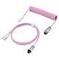 ⌨️ 50% OFF! 🔌 Coiled Keyboard Cable – Detachable aviator connector & premium build ✨