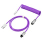 ⌨️ 50% OFF! 🔌 Coiled Keyboard Cable – Detachable aviator connector & premium build ✨