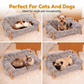 🛋️ 50% OFF! 🐾 Elevated Plush Pet Bed – Wooden frame, washable & sturdy ✨