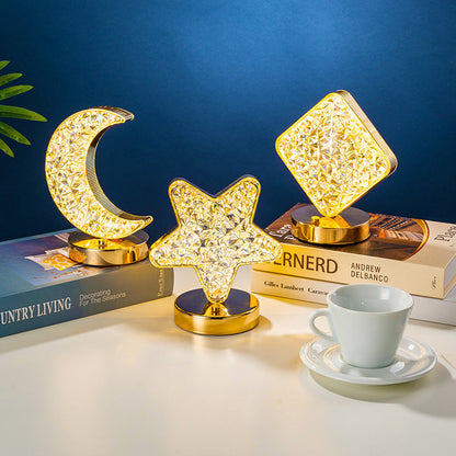 💡 Save 50%! 🌈 LED Atmosphere Lamp – 3 colors, crystal design & mood lighting ✨