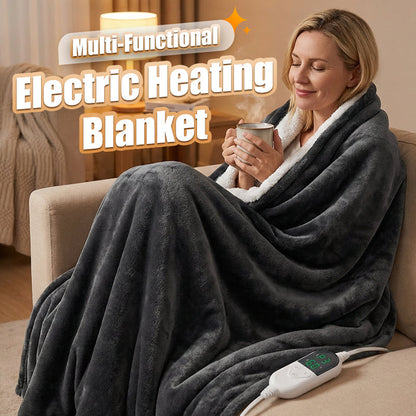 🛏️ Save 50%! 🔥 Electric Heated Blanket – Multi-functional & adjustable warmth ✨